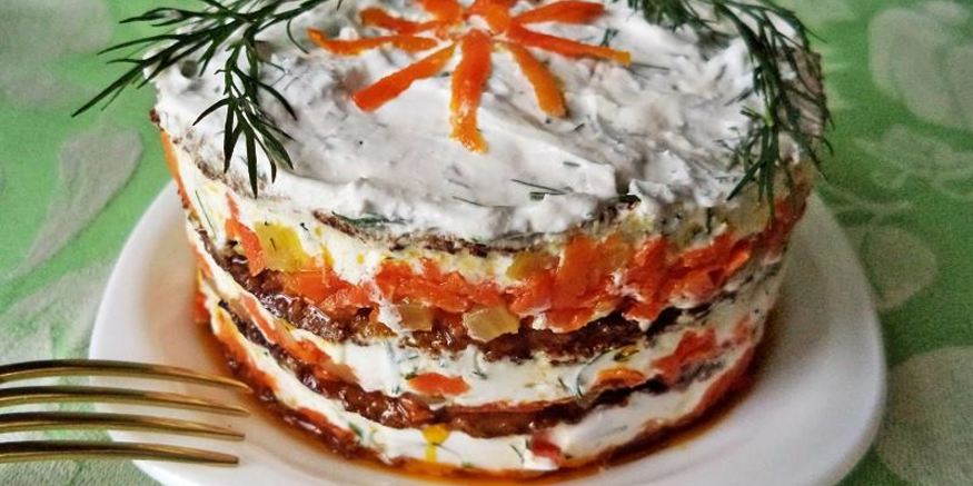 Рецепт печеночного торта из говяжьей печени