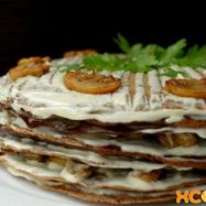 Рецепт Печеночного торта из куриной печени