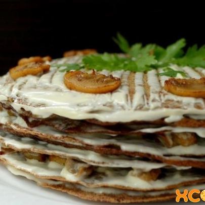 Печеночный торт из куриной печени