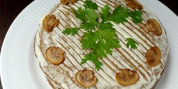 печеночный торт из куриной печени