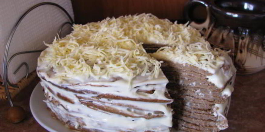 Рецепт печеночного торта нежность