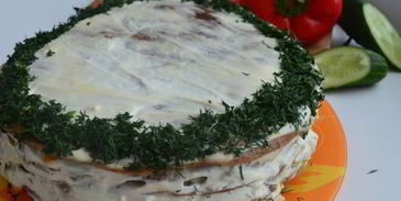 печеночный торт освежающий