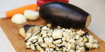 печеночный торт с баклажанами