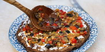 печеночный торт с баклажанами