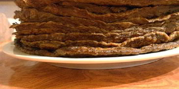 печеночный торт с грибами