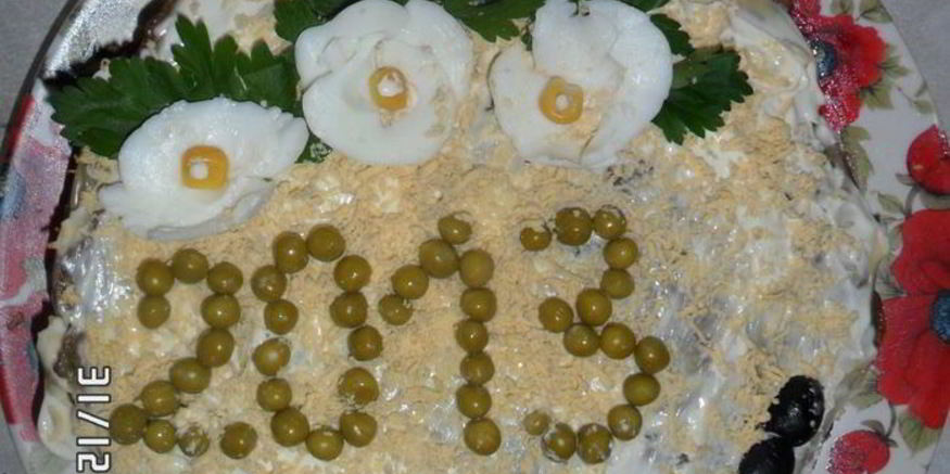 Рецепт печеночного торта с корейской морковью