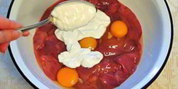 печеночный торт с морковкой и луком