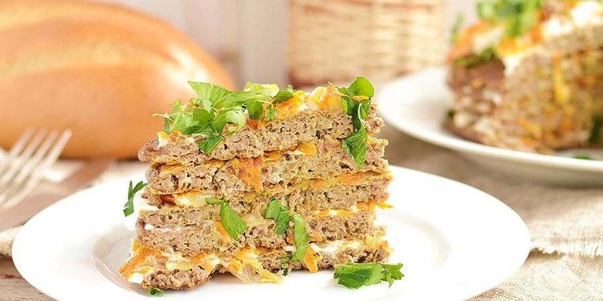 Рецепт печеночного торта с морковью