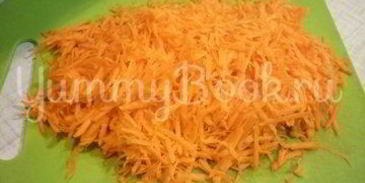 печеночный торт с зеленью и помидорами