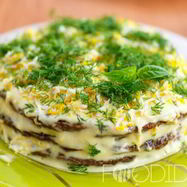 Рецепт Печеночного торта в мультиварке