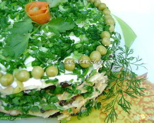 Печеночный торт Весенняя палитра