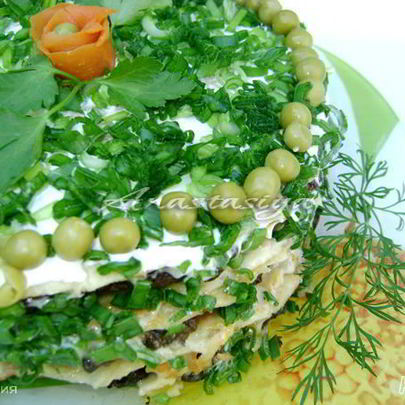 Печеночный торт Весенняя палитра