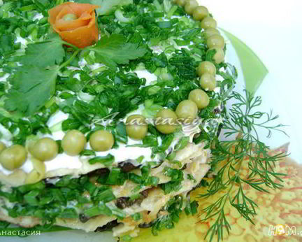 Печеночный торт Весенняя палитра