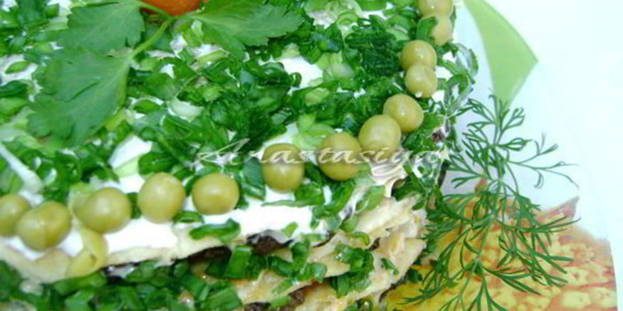 Рецепт печеночного торта весенняя палитра