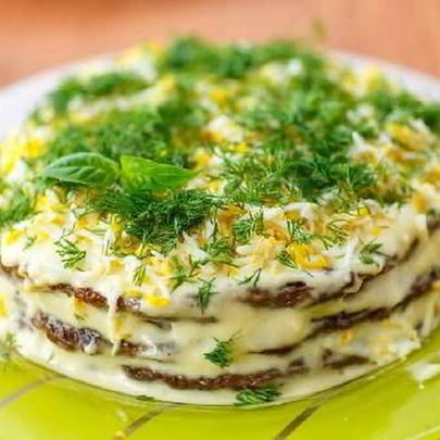 Печеночный тортик