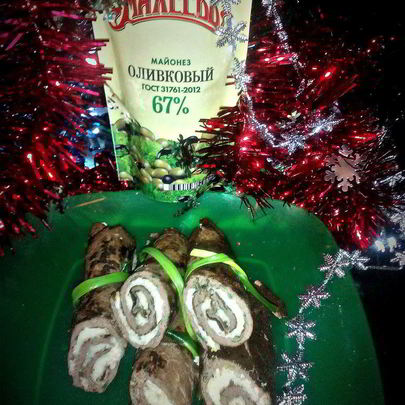 Печеночные рулетики