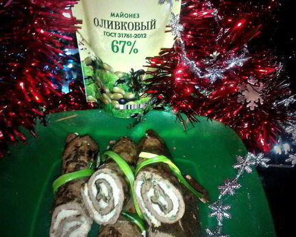 Печеночные рулетики