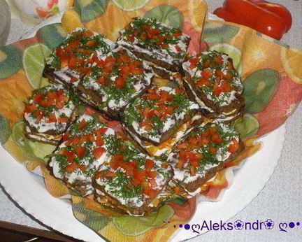 Печеночные тортики Праздничное настроение