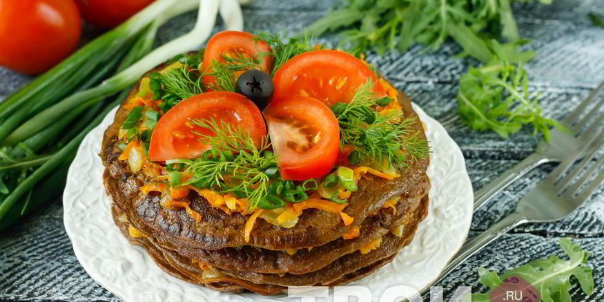 Рецепт торта из говяжьей печени