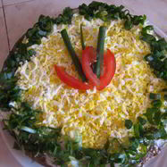 Рецепт Торта из куриной печени Летний