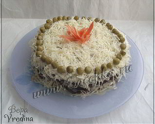 Торт из печени