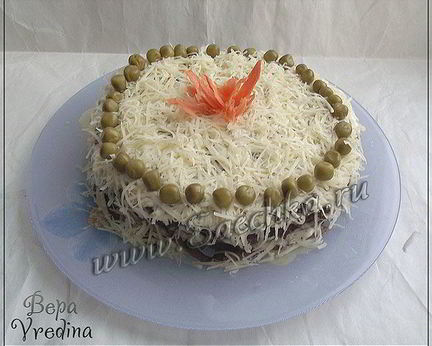 Торт из печени