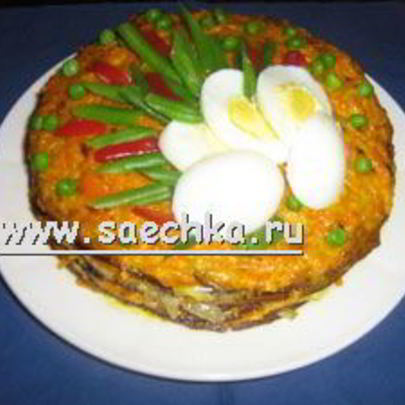 Тортик из печенки