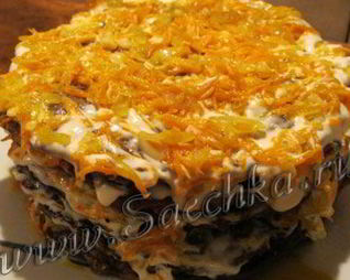 Вкусный печеночный торт