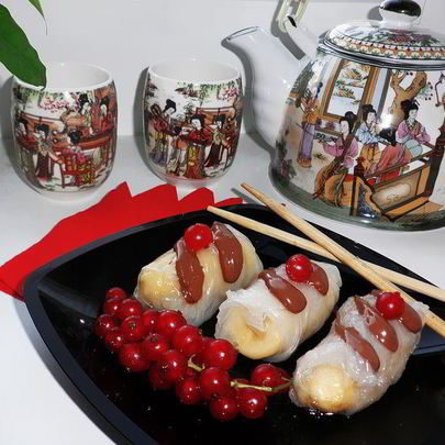 Банановые спринг-роллы