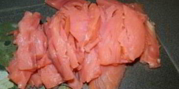 блинные роллы с семгой