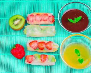 Фруктовые спринг-роллы