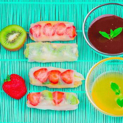 Фруктовые спринг-роллы