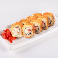 Рецепт Горячих роллов с семгой и болгарским перцем