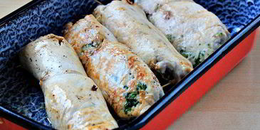 куриные роллы фаршированные брокколи и сыром