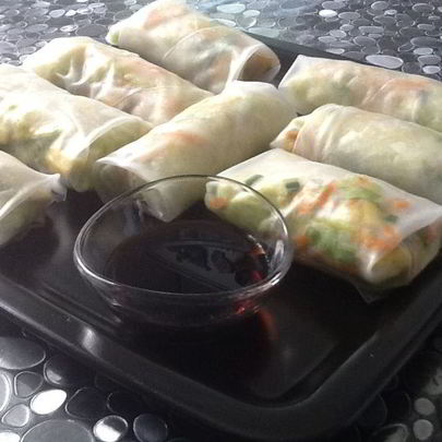 Овощные спринг-роллы