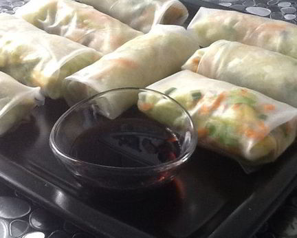 Овощные спринг-роллы