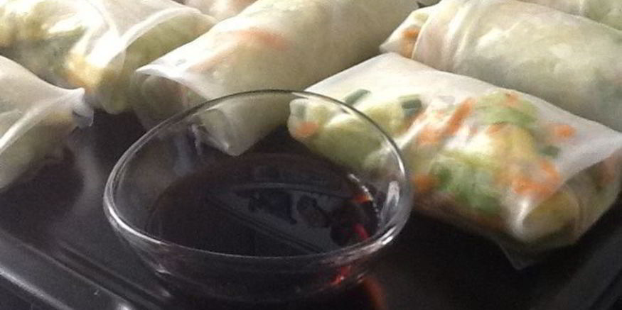 Рецепт овощных спринг-роллы