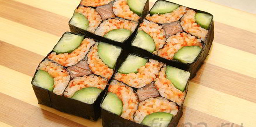 Рецепт ролла мозаика