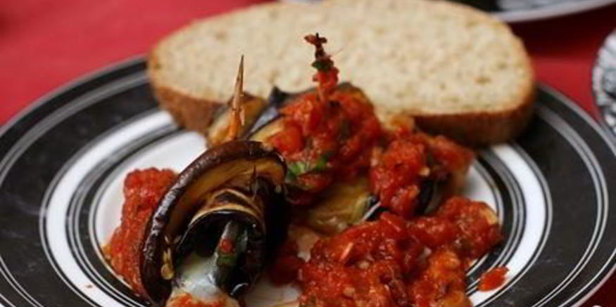 Рецепт роллатини из баклажанов с сыром