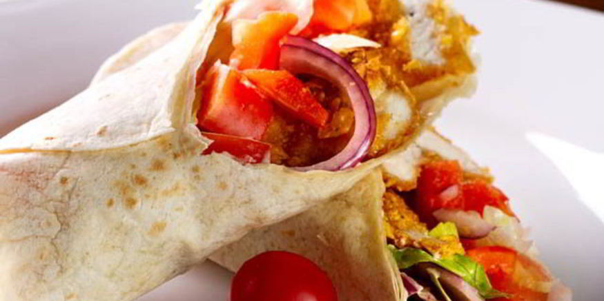 Рецепт роллов из лаваша с курицей, болгарским перцем и луком