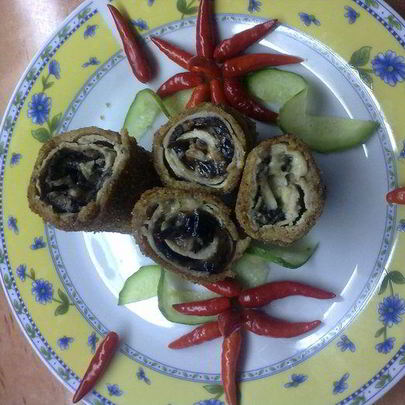 Роллы из свинины Счастье в доме