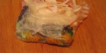 роллы полосатики с крабовыми палочками