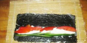 роллы с огурцом и сыром