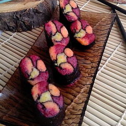 Роллы с сельдью