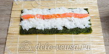 роллы с семгой сяке маки