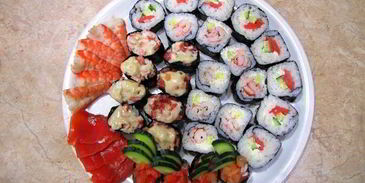 роллы сашими, гунканмаки