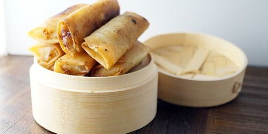 Рецепт спринга роллы с бананом