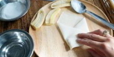 спринг роллы с бананом