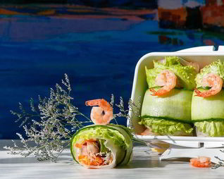 Спринг-роллы с кальмарами и тунцом