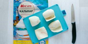 спринг-роллы с кальмарами и тунцом